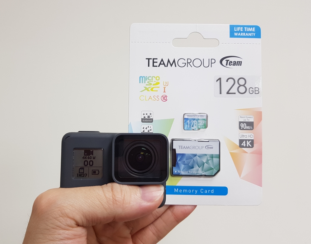 Gopro 4k錄影專用高速micro Sdxc記憶卡 Teamgroup 十銓科技128g 雲爸的私處